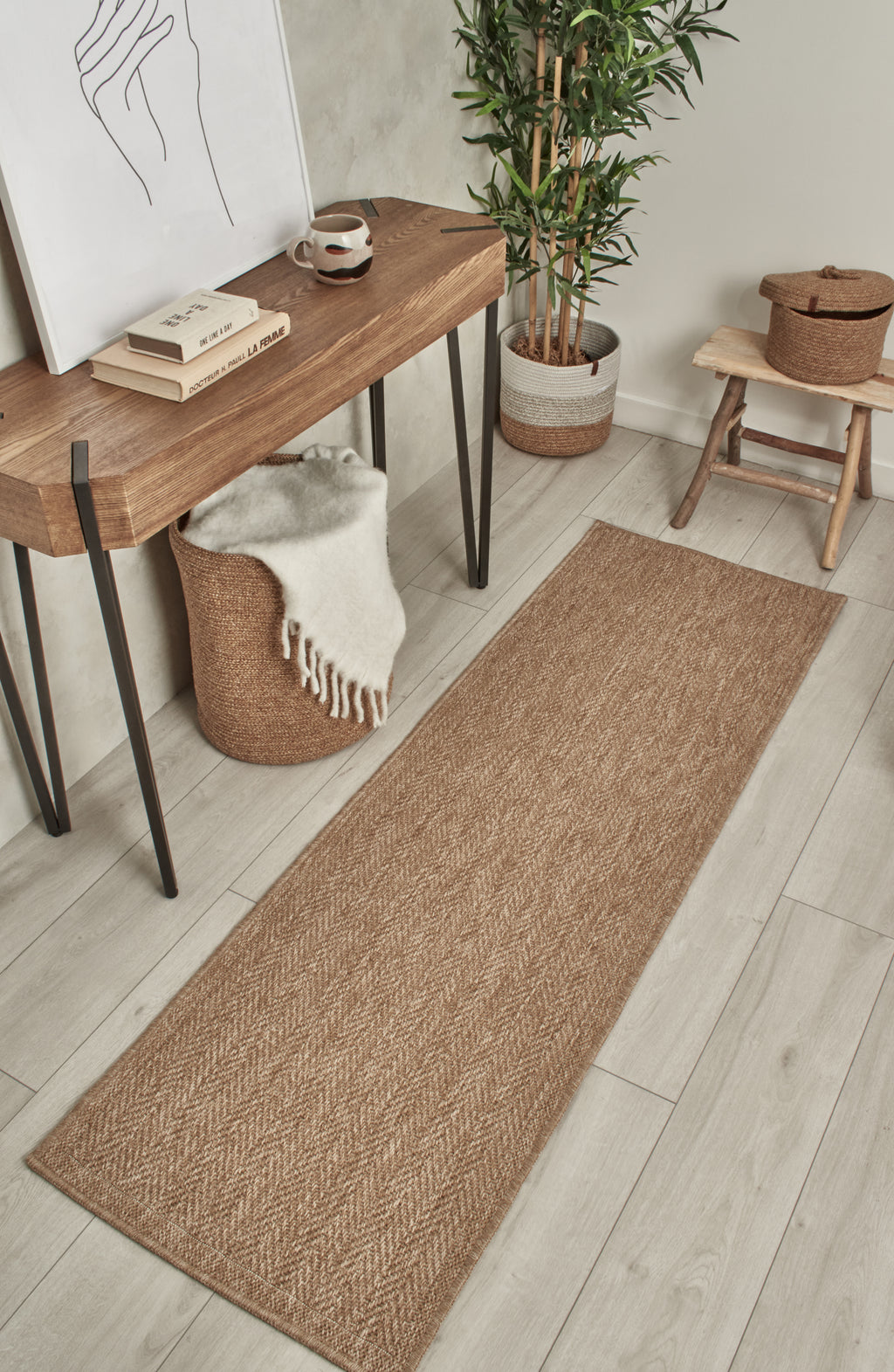Nature - Tapis D'Intérieur/Extérieur - Polypropylène - Beige