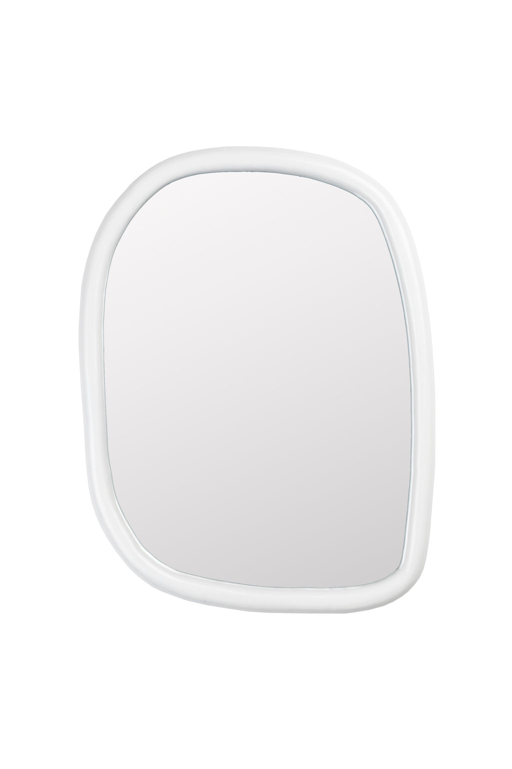 Looks M - Mirror - Mango wood - Off-White