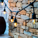 Nema - Guirlande Filaire E27 - Acier - Noir