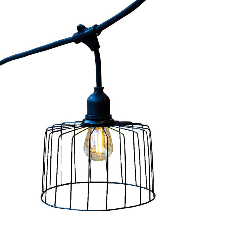Nema - Guirlande Filaire E27 - Acier - Noir