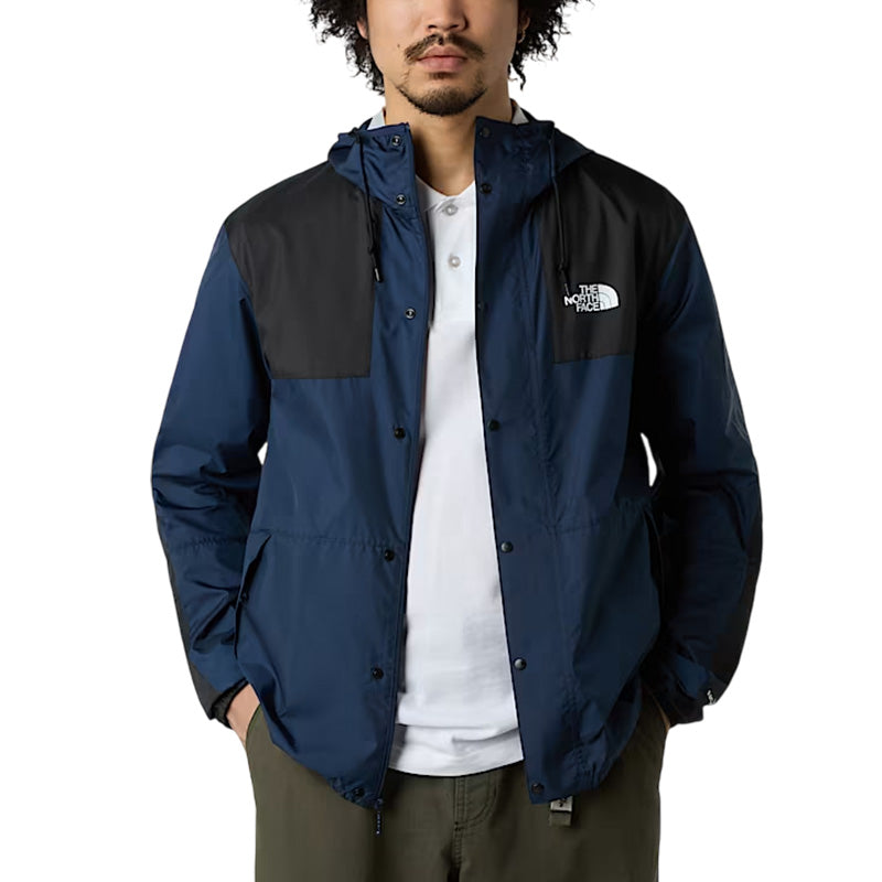 The North Face - Chaqueta Windbreaker M Seasonal Mountain - Azul Marino-Blanco