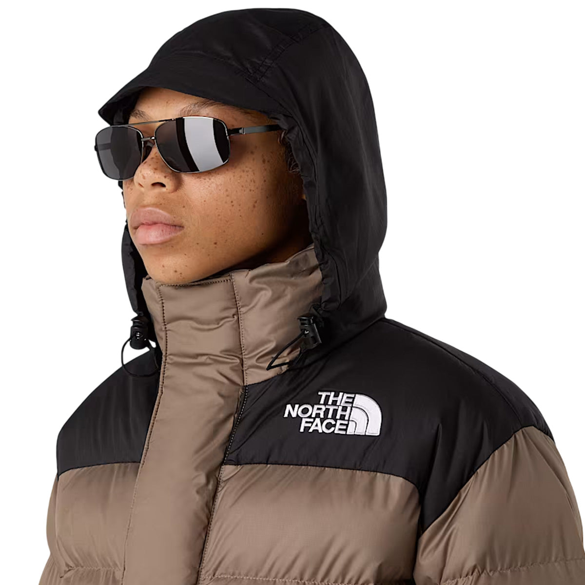 The North Face - Doudoune À Capuche Limbara - Marron/Noir