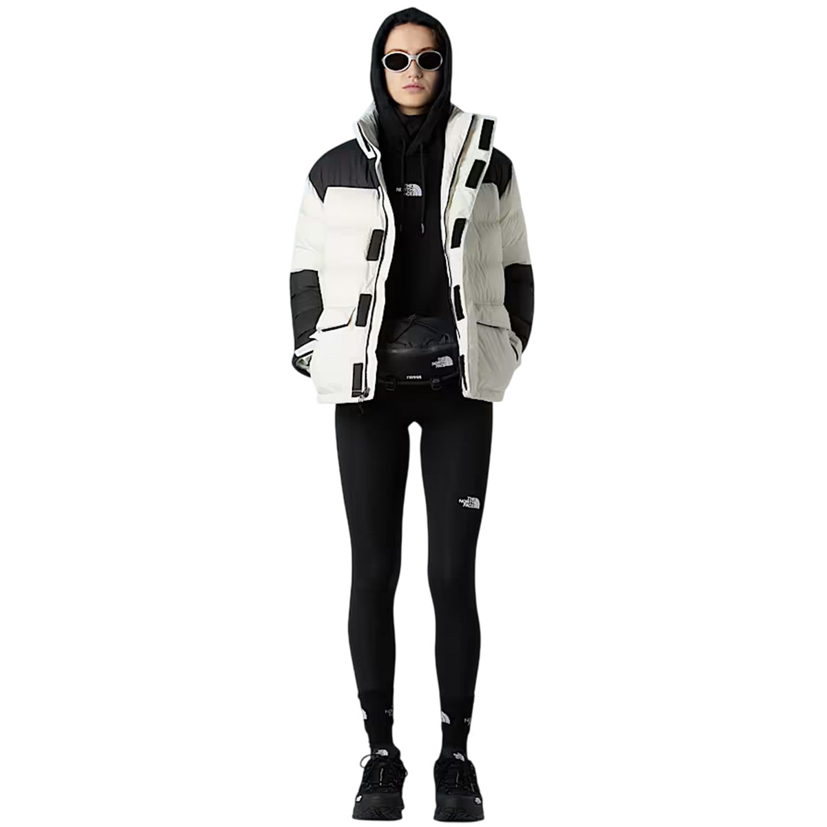 The North Face - Doudoune À Capuche Limbara - Blanc/Noir