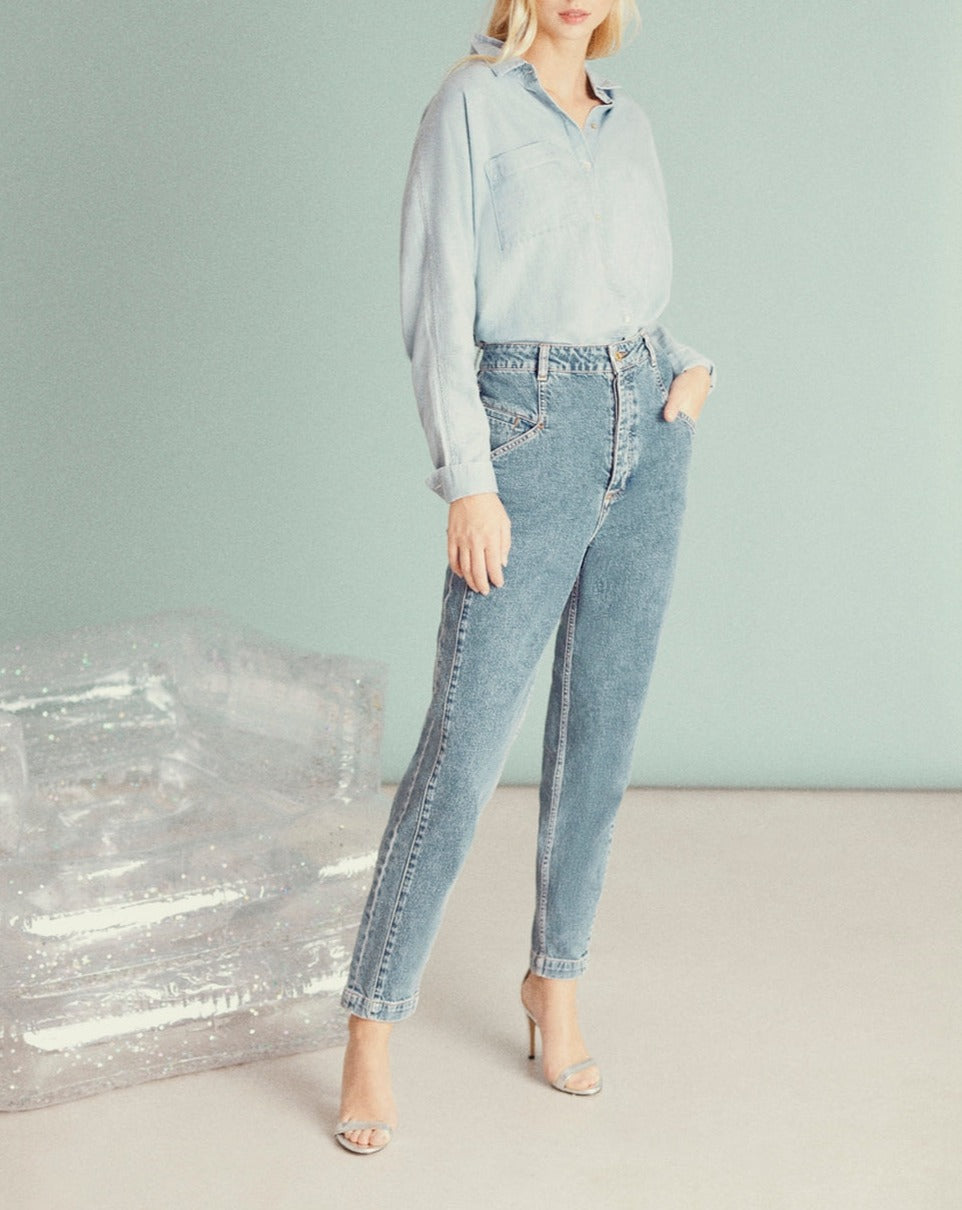 Nicola Highwaist Jeans - Denim V-439 - Women's