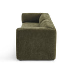 Nikki - 3 Seater Sofa - Textured Velvet - Green