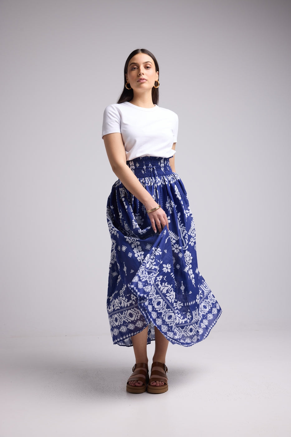 Long Skirt - Noa - Blue