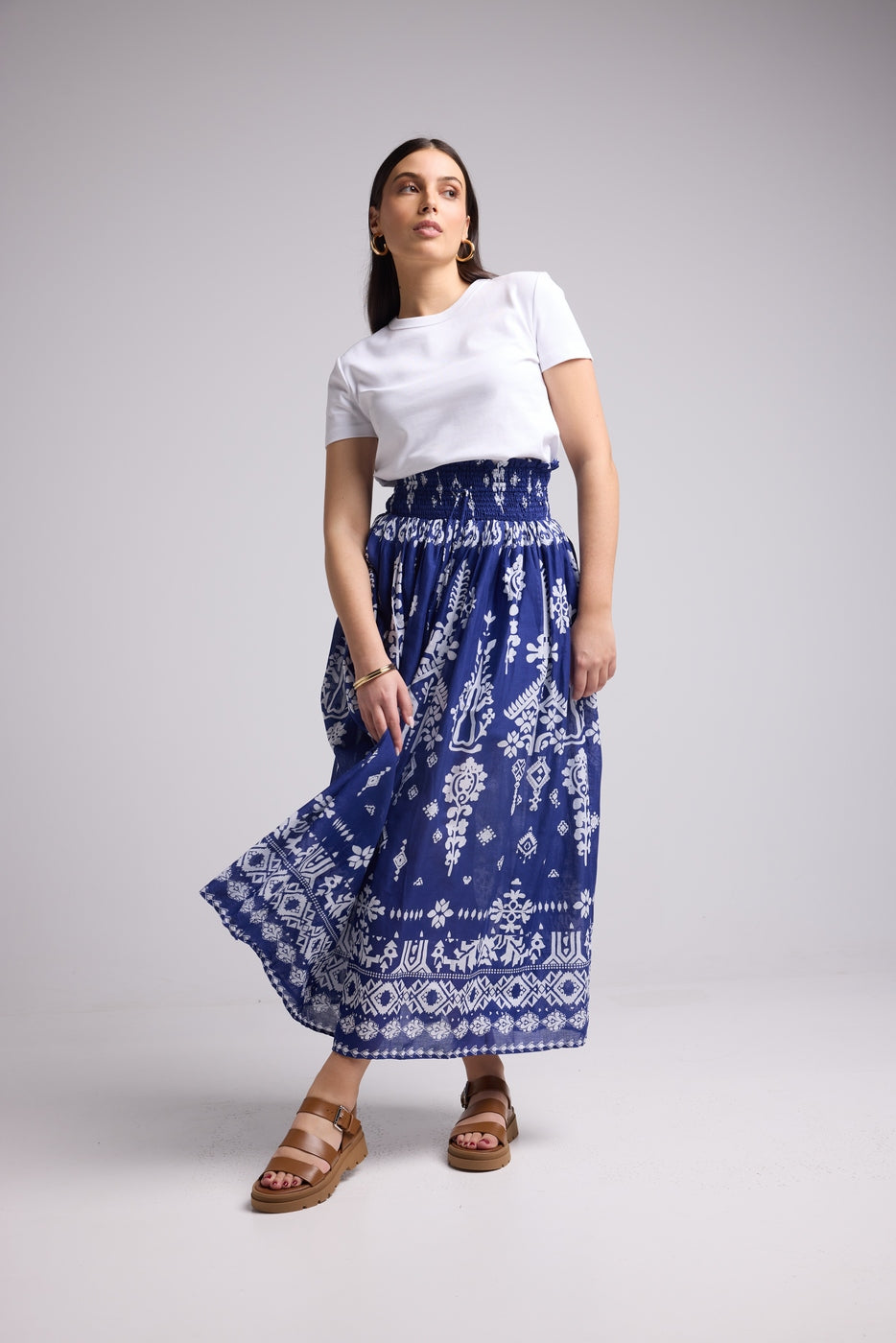 Long Skirt - Noa - Blue