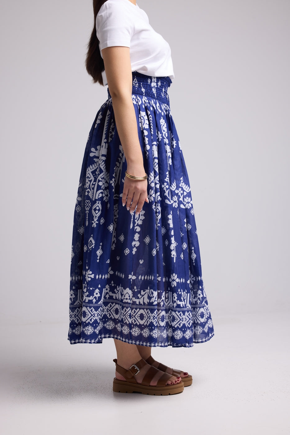 Long Skirt - Noa - Blue