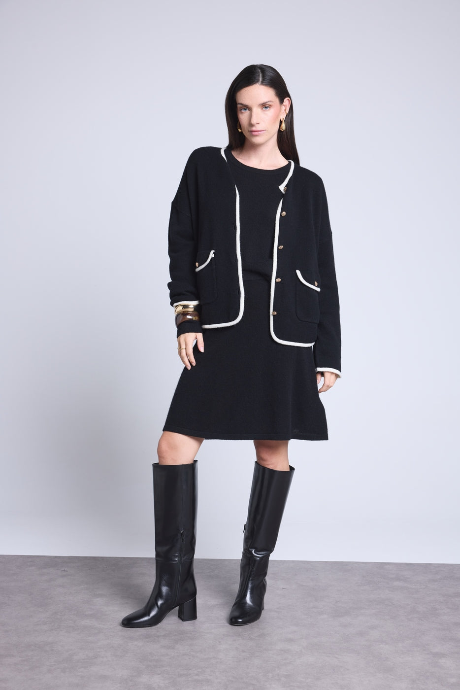 Noela Short Skirt - Black - Women