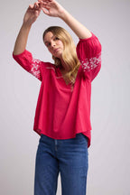 Blouse Manches Longues - Rose