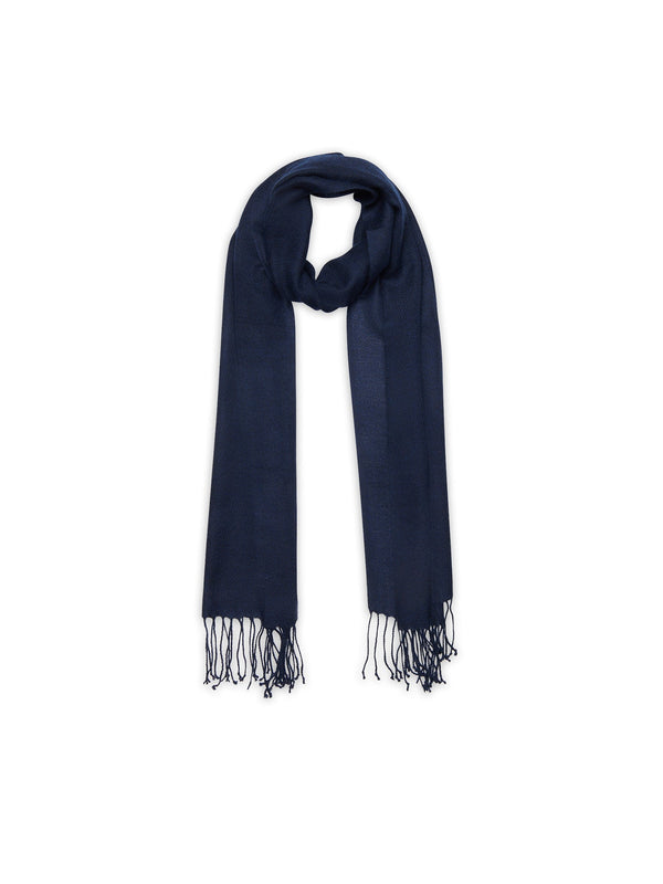 Echarpe Tissé Canela 170 X 35 Cm - Blue - 100% Cachemire - Mixte
