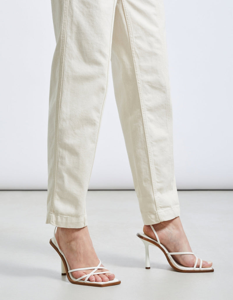 Pantalón Nora de cintura alta - Crudo - Mujer