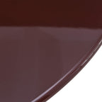 Nori - Table De Séjour Ronde - Laqué - Marron