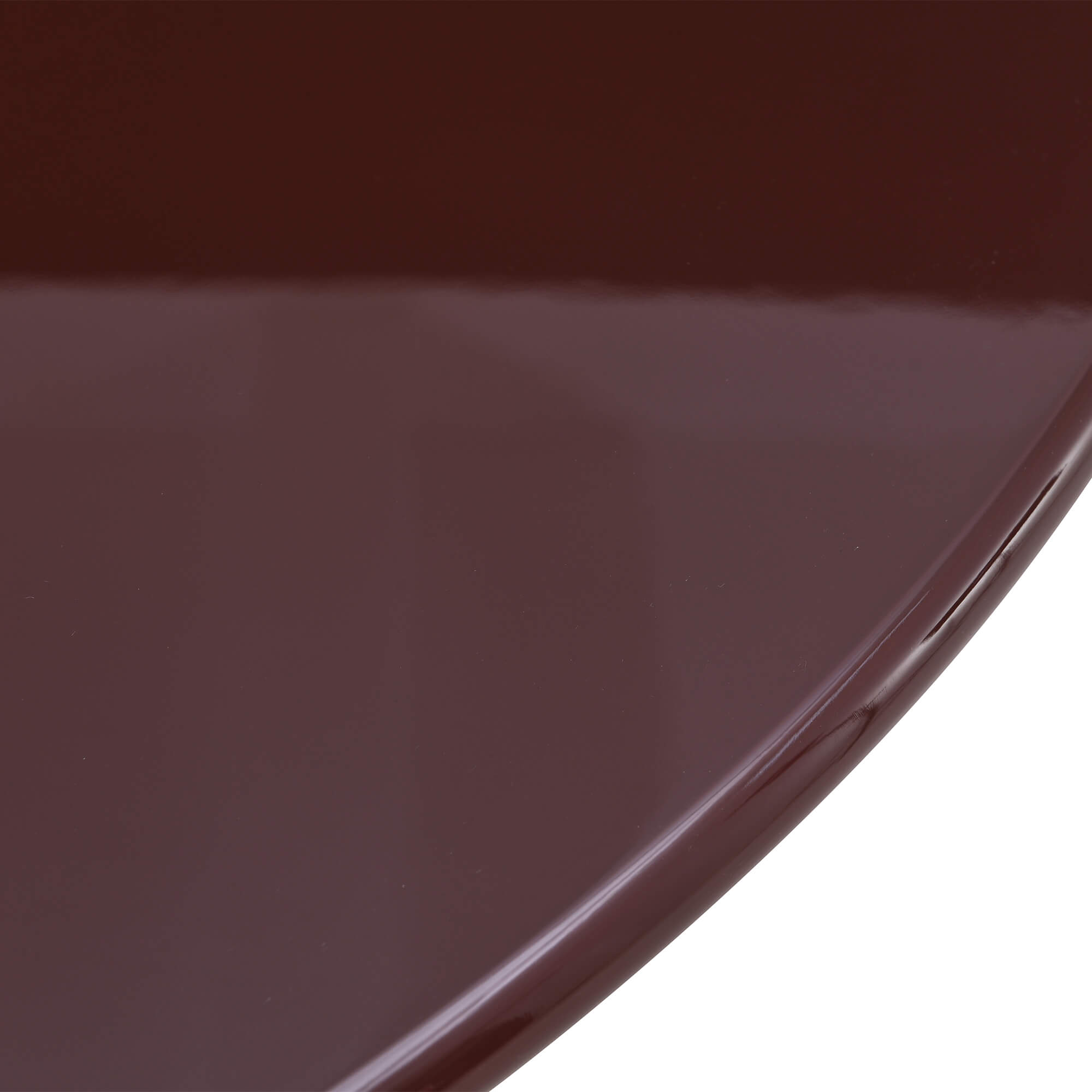 Nori - Table De Séjour Ronde - Laqué - Marron