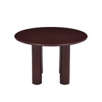 Nori - Table De Séjour Ronde - Laqué - Marron