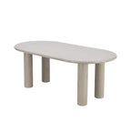 Nori - Table De Séjour - Laqué - Beige