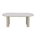 Nori - Table De Séjour - Laqué - Beige