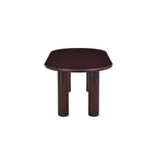 Nori - Table De Séjour - Laqué - Marron