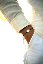 Bracelet Nuage Noir  - Noir