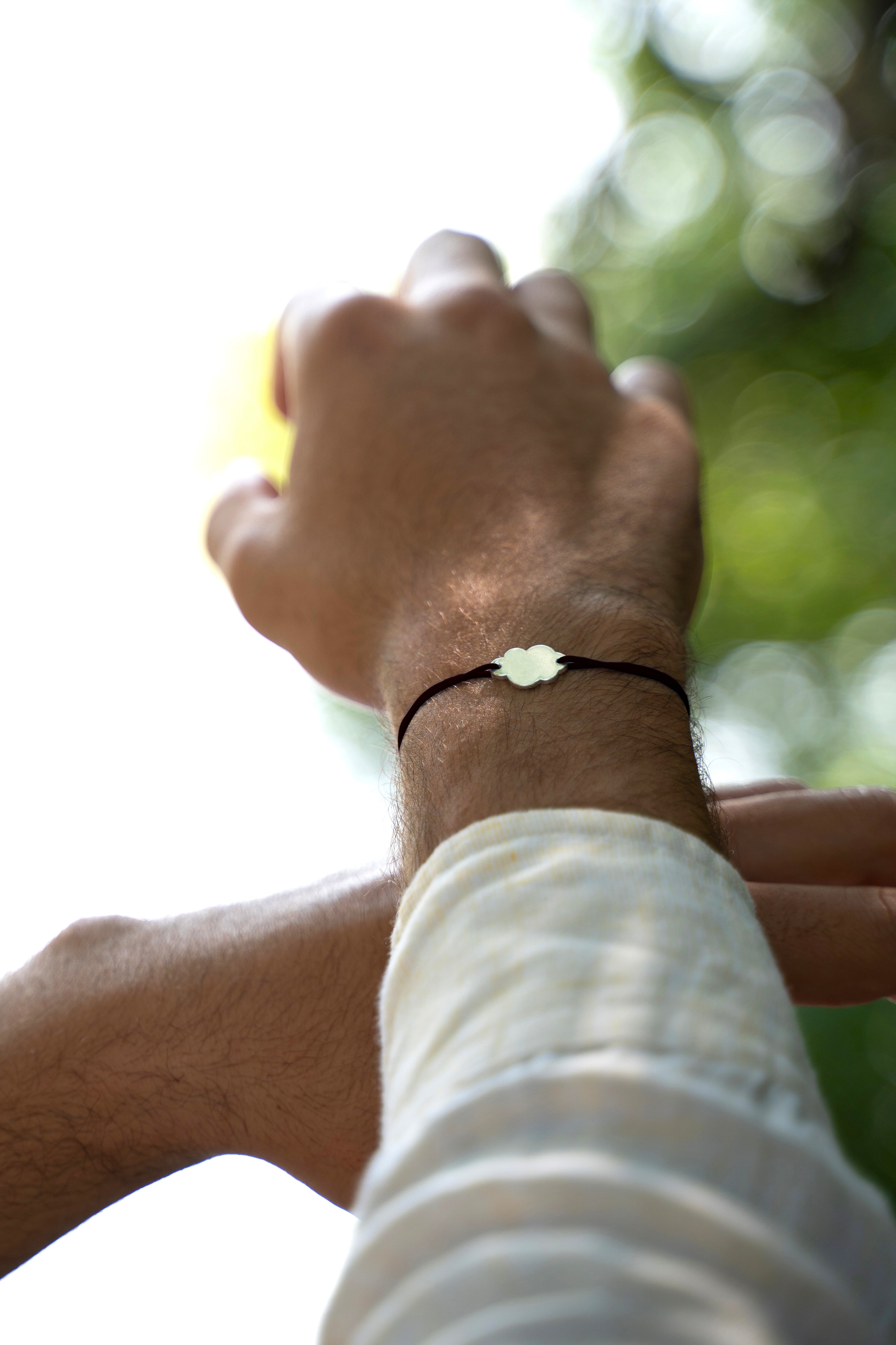 Bracelet Nuage Noir  - Noir