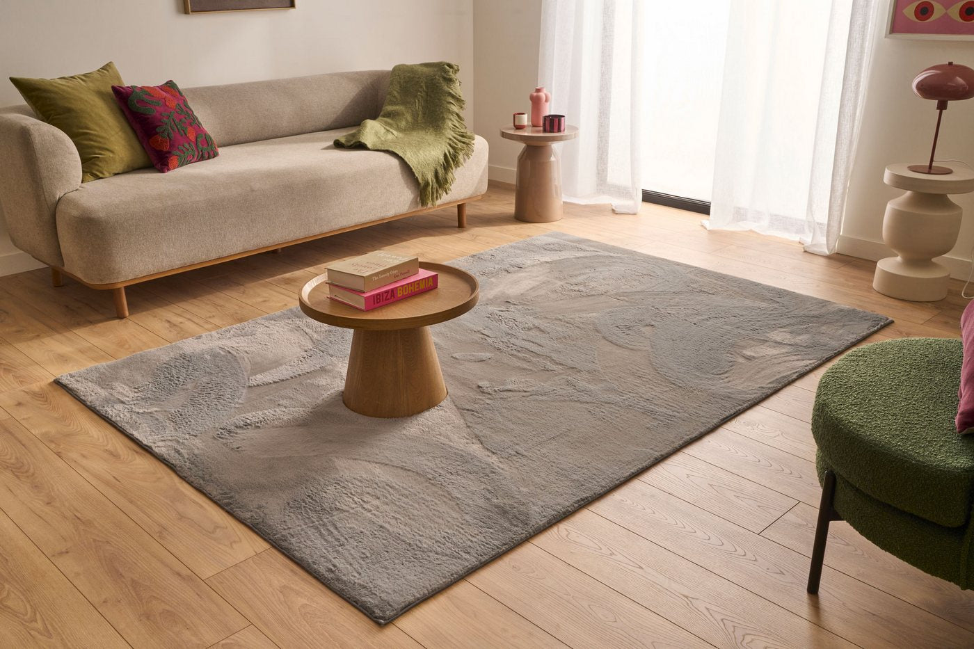 Alfombra Nube 6000 - Estampado Liso - Antracita - Interior
