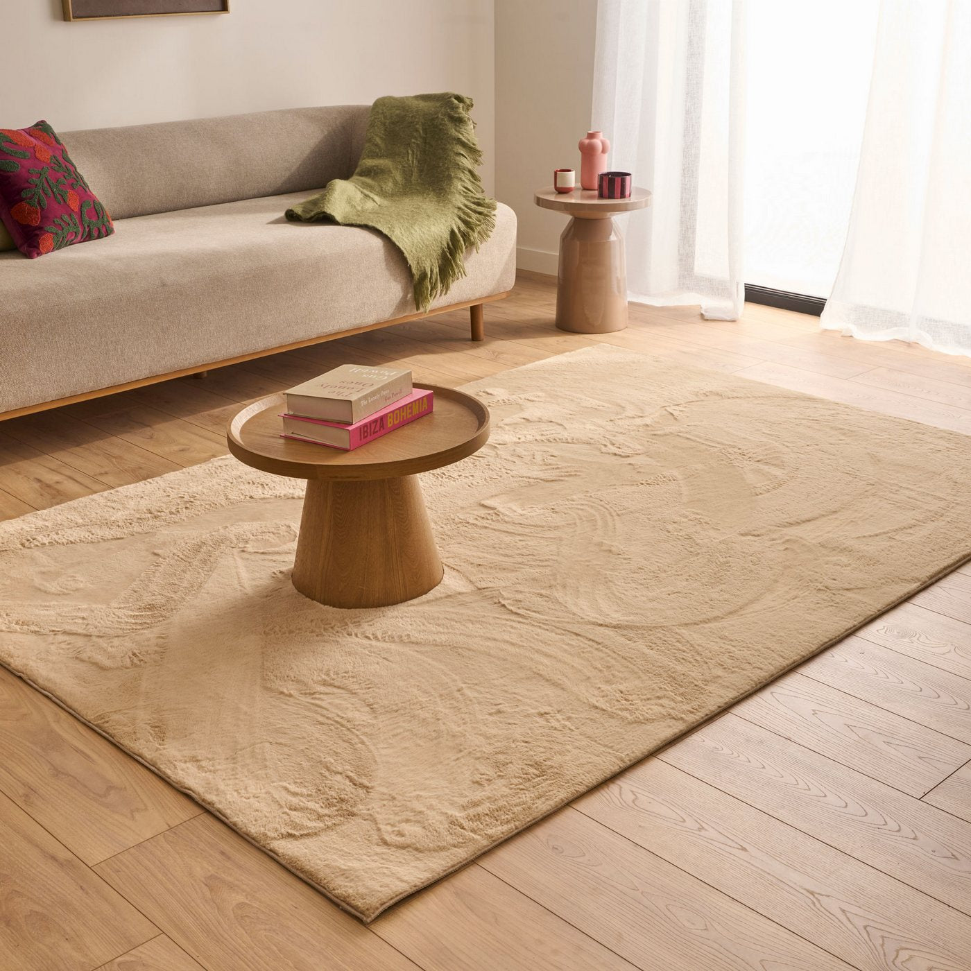 Nube - Tapis D'Intérieur - Polyester - Beige