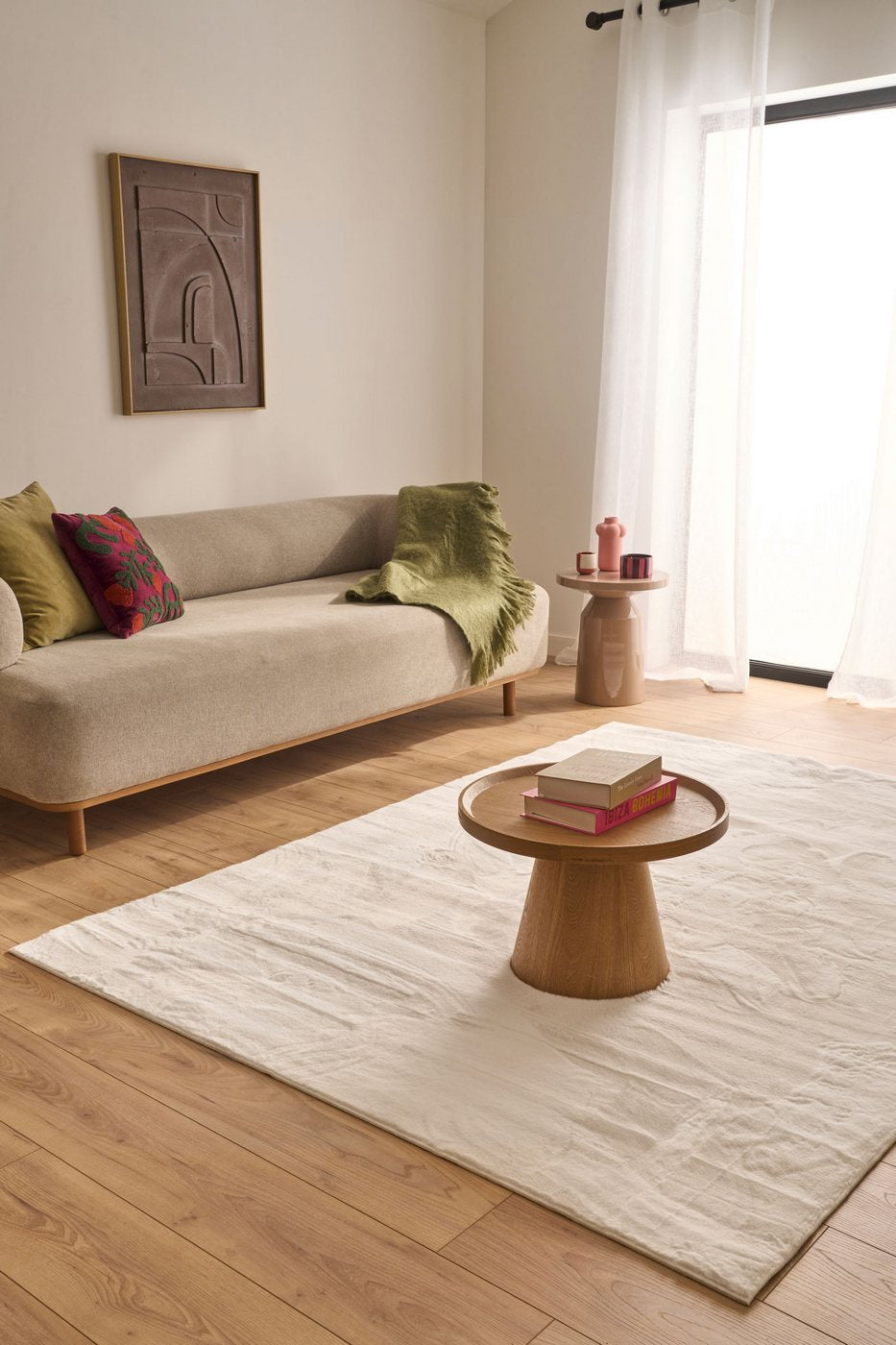 Nube - Tapis D'Intérieur - Polyester - Blanc