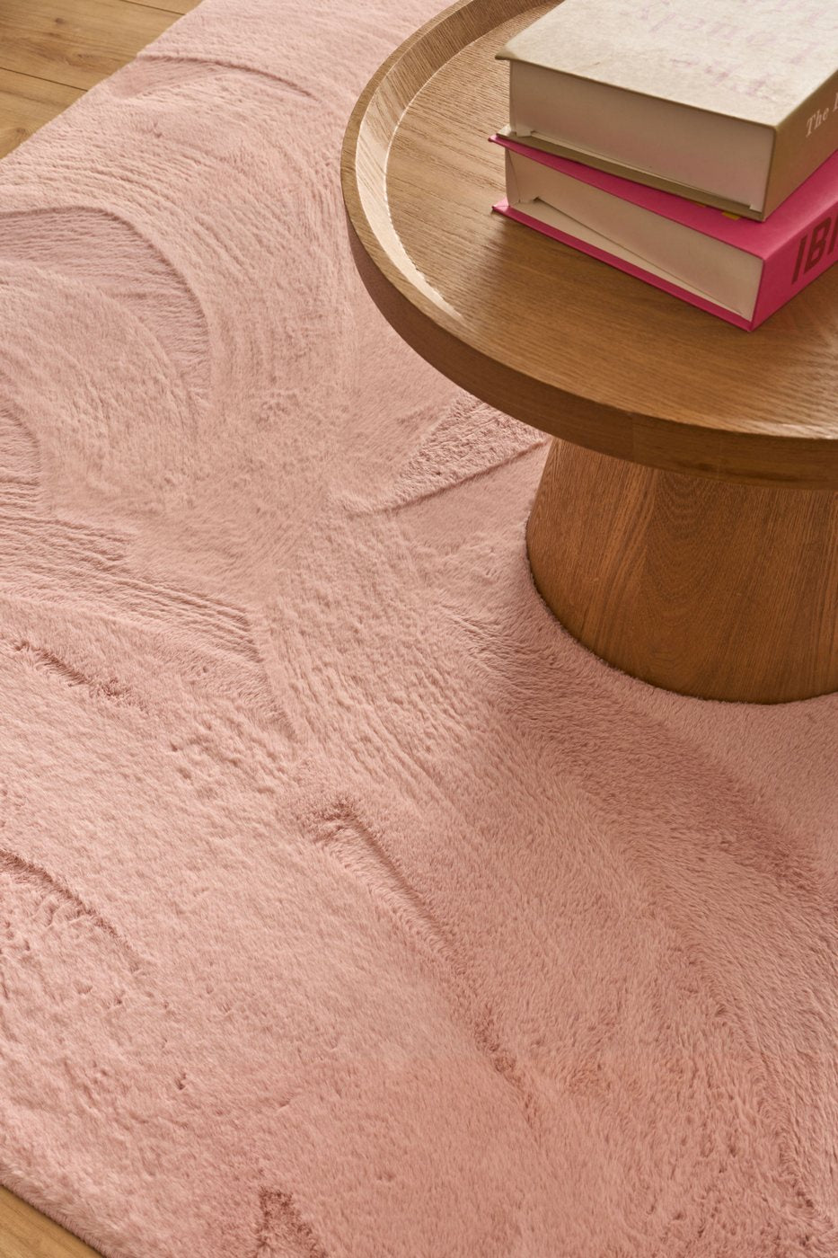 Tapis Nube 6000 - Motif Uni - Rose - Intérieur