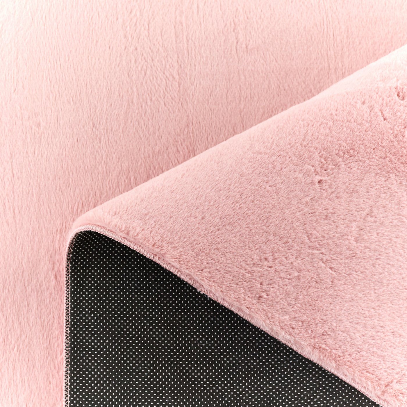 Tapis Nube 6000 - Motif Uni - Rose - Intérieur