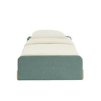 Nui - Letto per bambini - Tessuto verde
