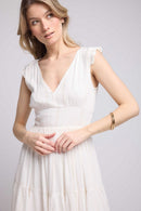 Vestido corto - Blanco