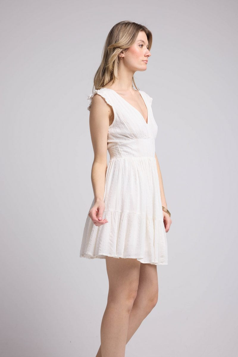 Vestido corto - Blanco