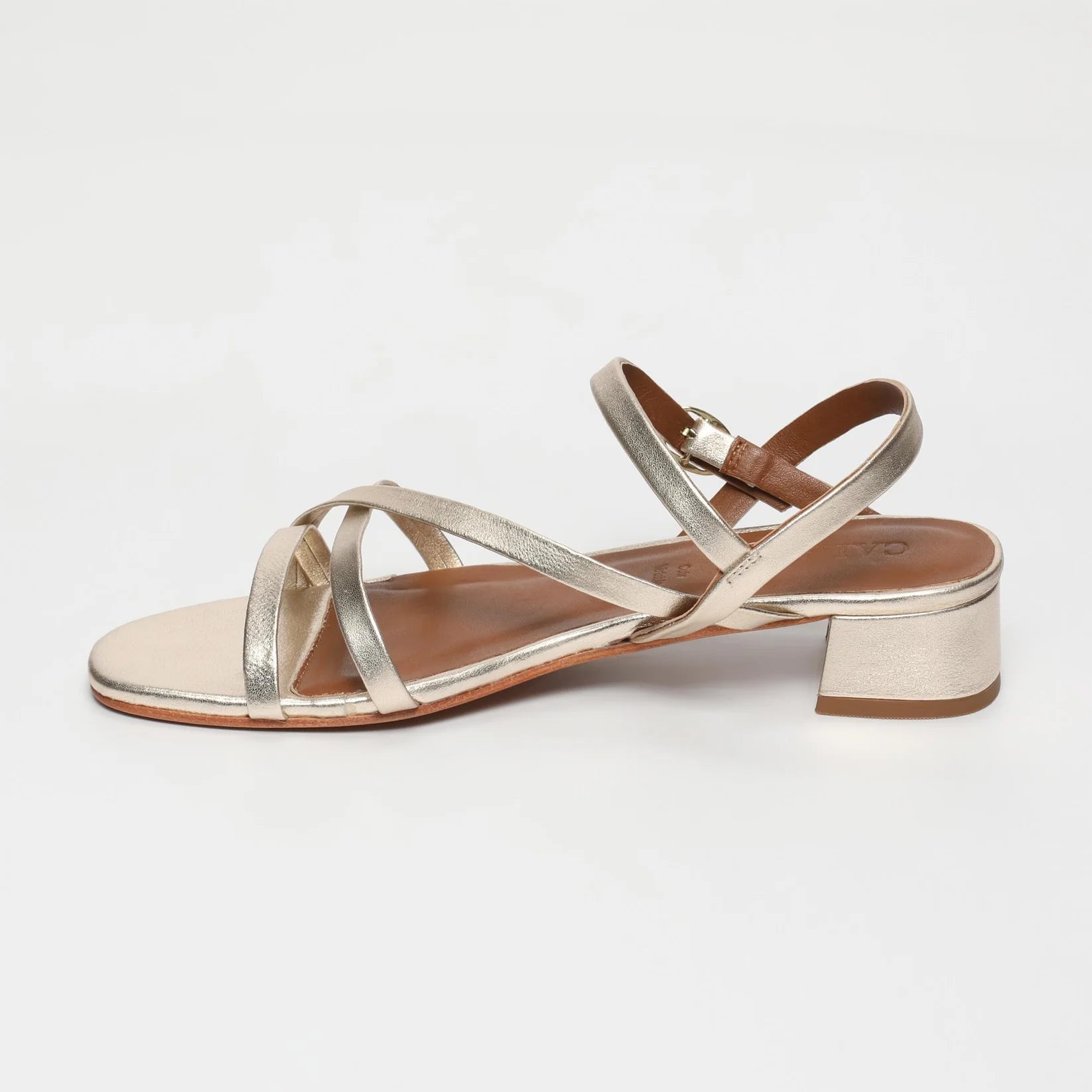 Tacones Nahla - Dorado