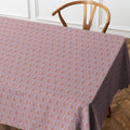 Hindi - Nappe Carrée - En Coton - Lila