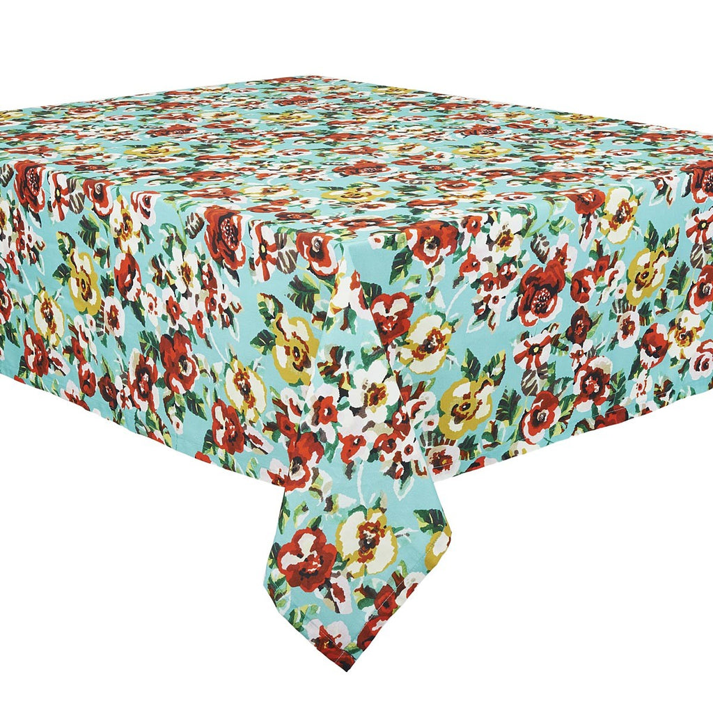 Rita - Nappe - En Coton - Turquoise