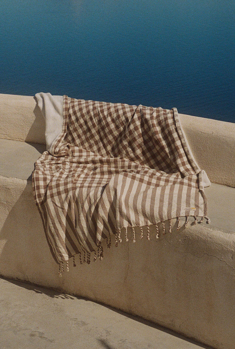 Fouta Gabrielle X Nénés - Vichy Brown