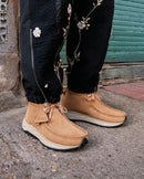Boots Wallabee Eden - Dark Sand Suede - Homme