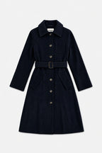 Mantel Nine - Samt Navy