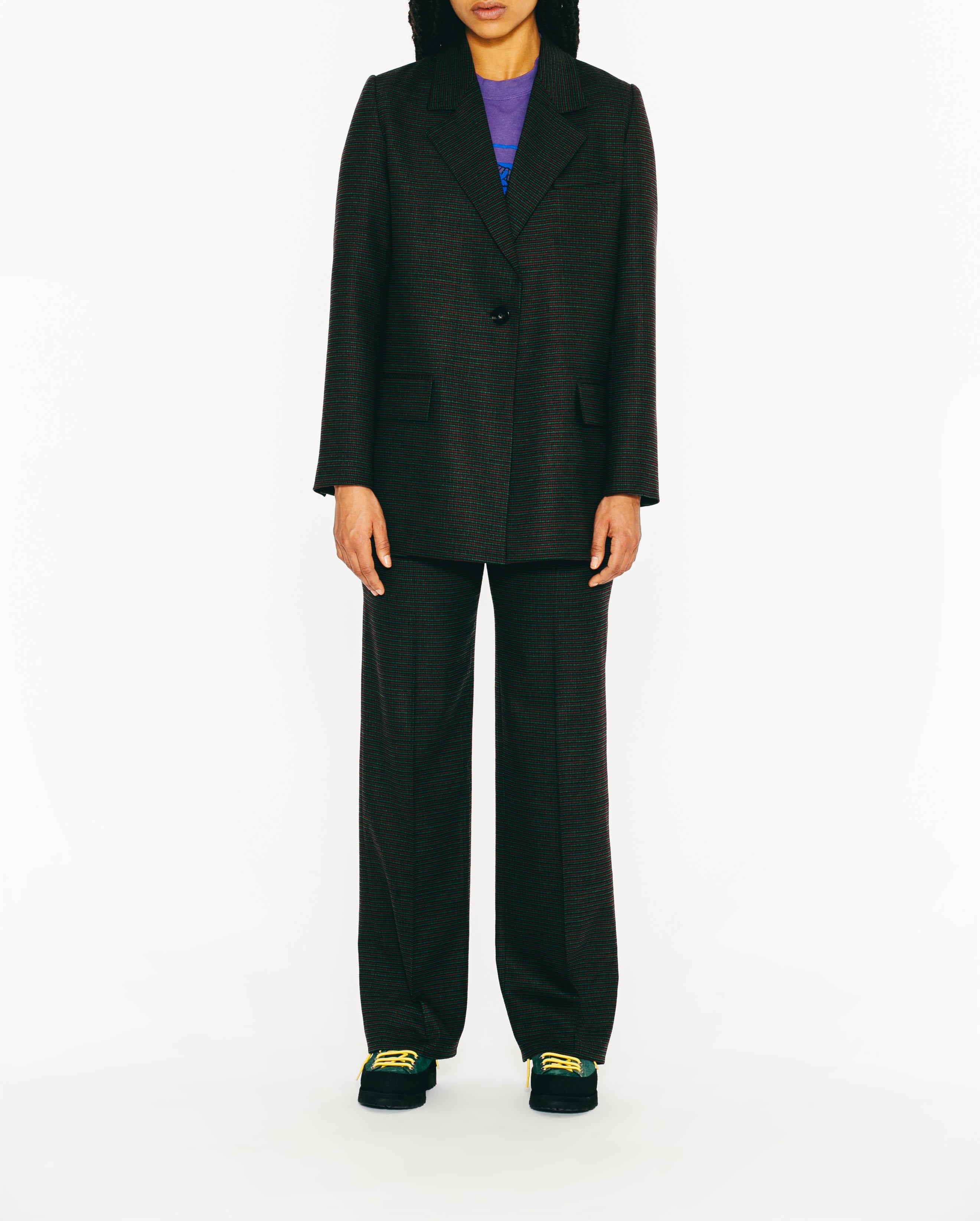 Margaux Lonnberg - Margaux Lonnberg - Margaux Lonnberg - Chaqueta Norton - A Cuadros