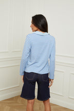 Polo Ml - Ciel/Blanc