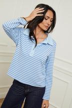 Polo Ml - Ciel/Blanc