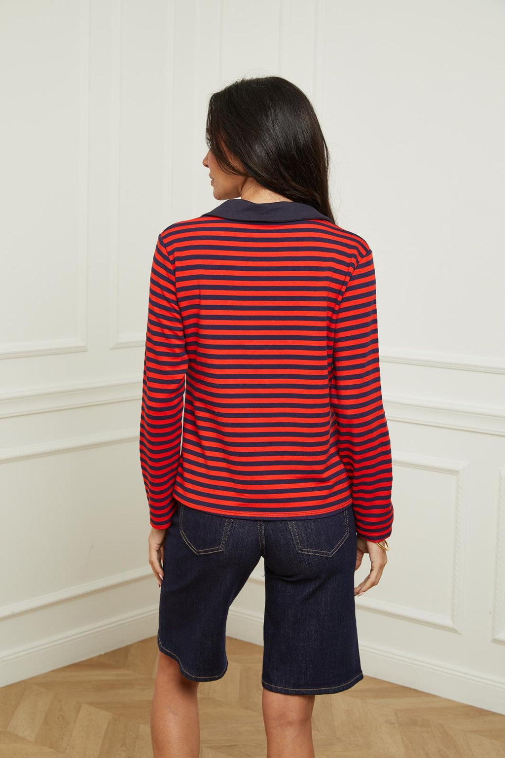 Polo Ml - Navy/Red