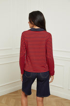 Polo Ml - Navy/Red