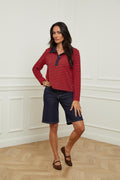 Polo Ml - Navy/Red