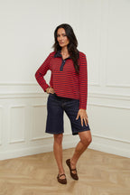 Polo Ml - Navy/Red