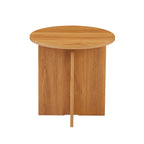 Ocana - Table Basse Ronde - Effet Chêne