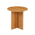 Ocana - Table Basse Ronde - Effet Chêne