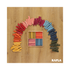 KAPLA - Coffret Octocolor - Rouge, Orange, Jaune, Vert, Bleu Clair, Bleu Foncé, Rose, Violet