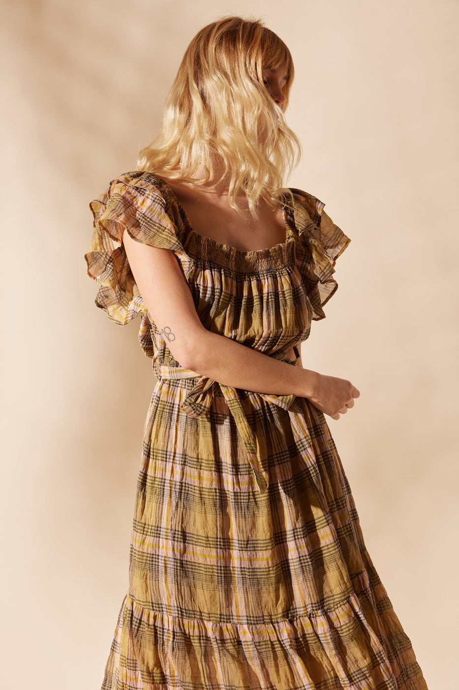 Vestido Odilon - Caqui