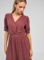 Robe Midi Odoumilo Raisin